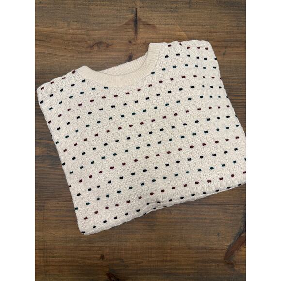 Vintage PECONIC BAY TRADERS Made in USA Size XXL Cotton‎ Knit Sweater - Picture 1 of 10